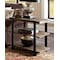 Alaterre Furniture Modesto Metal Strap and Reclaimed Wood End Table with Shelf AMSA0120 - alternate 3